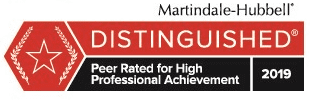 Martindale-Hubbell Distinguished 2019 Award 